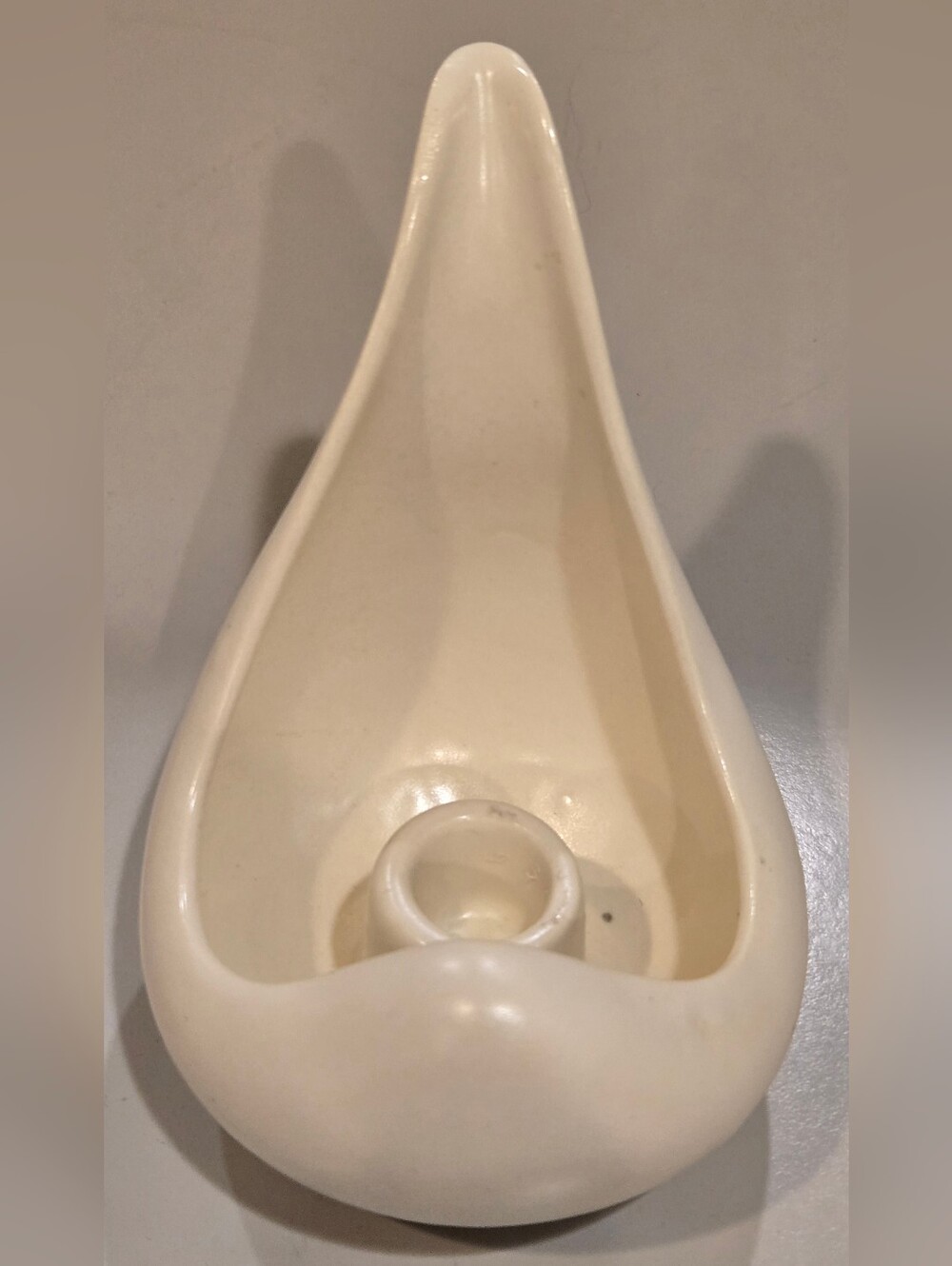 Vintage Red Wing Pottery Teardrop Candle Holder